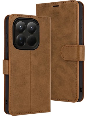 Apsuwa Xiaomi 15T Kılıf Cüzdan Standlı Kartlıklı