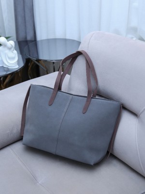 Alvora Kadın Süet Dokulu Bağcık Detaylı Omuz Çantası