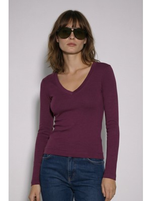 Babokah x Ngulincetin V Yaka Uzun Kol Üst