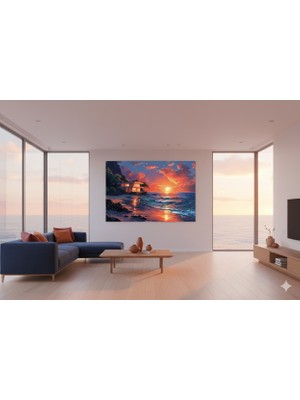 İkiz Reklam Kanvas Tablo 'hawaii' Hediyelik Tablo