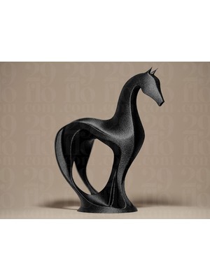 Linova Tasarım At Heykel Biblo Dekoratif Obje