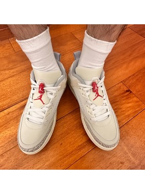 Nike Jordan Spizike Low Gs Unisex Beyaz Deri Spor Ayakkabı (Dar Kalıp 1 Beden Büyük Alınız) FQ3950-100