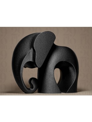 Linova Tasarım Fil Heykel Biblo Dekoratif Obje