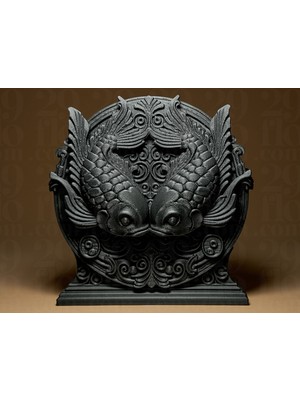 Linova Balık Burcu Heykel Biblo Dekoratif Obje