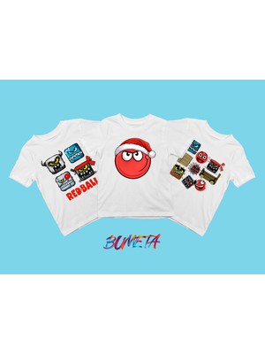 Bumeta Red Ball Karakter Baskılı Çocuk Tişört 3’lü Set