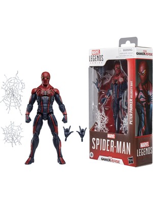 Marvel Legends Aksiyon Figürü Velocity Suit Peter Parker Spider-Man 15 cm Çok Renkli Tasarım