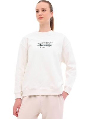 Lumberjack Wl 16PIKO 5pr Ekru Kadın Sweatshirt