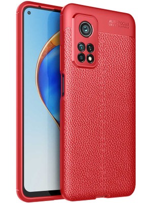 Alpsa Teknoloji Xiaomi Mi 10T 5g Kılıf Alps Niss Silikon Kapak-Kırmızı