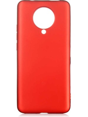 Alpsa Teknoloji Xiaomi Redmi K30 Pro Kılıf Alps Premier Silikon Kapak-Kırmızı