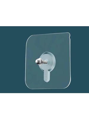 Wishora Store Lua Ultra Güçlü Vantuzlu Askı 5 Adet, Banyo Mutfak Raf Fotoğraf Çerçeve Askısı, Vantuzlu Çivi