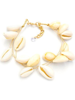 Royaleks Deniz Kabuğu Bileklik - Beyaz