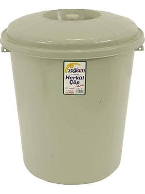 Wishora Store Design Herkül Çöp Kovası Kilitsiz 70 Lt