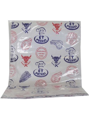 SHN Kasap Plast Lamineli Kasap Kağıdı Desenli Düz Tabaka 35X50 cm 1000 gr 1 Paket