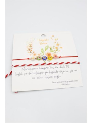 Royaleks Çiçek Marteniçka Bileklik - Kırmızı