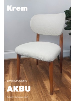 Akbu Elma Sandalye Kılıfı Bohem Sandalye Kılıfı Yeni Model Sandalye Örtüsü Mutfak Sandalye