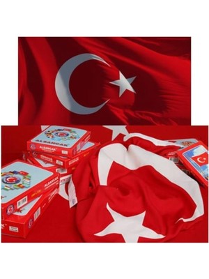 Wishora Store Türk Bayrağı Alpaka Kumaş Bayrak 70X105 cm 8691731020102