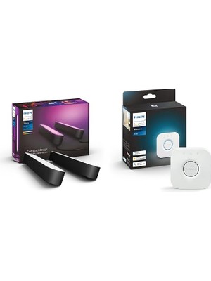 Wishora Store Hue Wca Play 2'li, Akıllı LED Aydınlatma, Özel Ekopaket Başlangıç Seti
