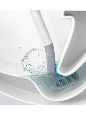 Wishora Store Haus Golf Tasarımlı Silikon Wc Klozet Mutfak Temizlik Fırçası Kanca Hediyeli