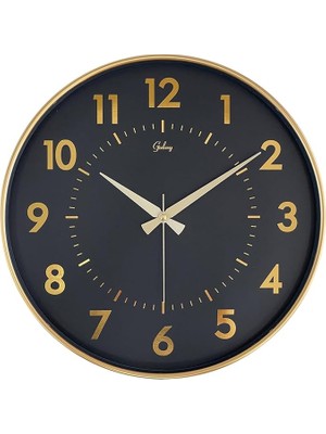 Wishora Store 41 cm Akar Saniye Sessiz Mekanizma Duvar Saati