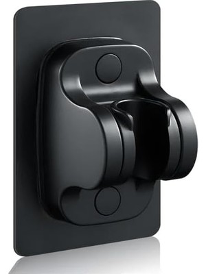 Wishora Store Yapışkanlı Duş Başlığı Tutucu , Ayarlanabilir El Duş Tutacağı Delme Yok Duvara Monte Su Geçirmez , Mafsal , Duş Askısı (Black)