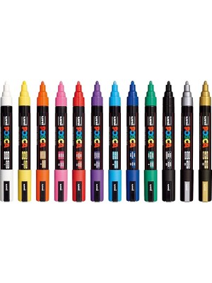 Wishora Store Markör Kalem (5m, Parça, 12)