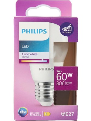 Wishora Store LED 60W P48 E27 Cw Gün Işığı 4000K Dim Edilmez