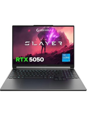 Wishora Store Garaj Slayer X5T-5050 C2 Intel Core I5 13500HX 32GB Ram 1tb SSD RTX5050 16" Wuxga 165Hz IPS Freedos Oyuncu Laptop