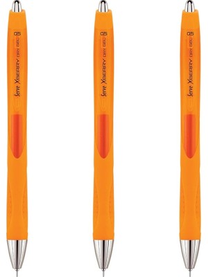 Wishora Store Xberry Jel Kalem 05MM Igne Uc Turuncu 05 3lu Set