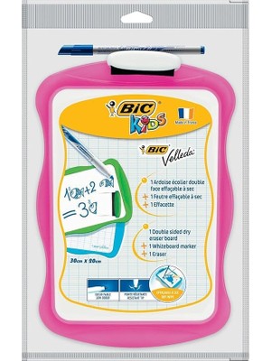 Wishora Store 30X20 cm Mini Beyaz Yazı Tahtası + Tahta Kalemi + Silgi