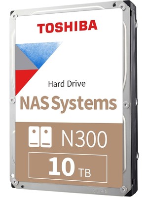 Wishora Store 10TB N300 Nas Internal HDD - 3.5 Inç Sata-3 512MB Cache 6gb/sn 7200RPM Dahili Sabit Sürücü 7/24 Nas Ünitesi Sunucu ve Güvenlik Diski (MN10ADA10TS)