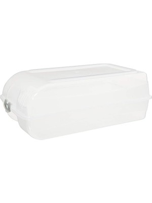 Wishora Store 50817 Bay Ayakkabı Koruma Kutusu, Şeffaf, 37.5 x 21 x 13.5 cm