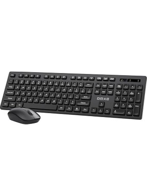 Wishora Store K12 Kablosuz 2.4ghz Ingilizce Q Klavye ve Mouse Seti