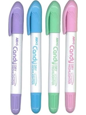 Wishora Store Kalem Pastel Jel Dry 4 Renkli Set, Çok Renkli