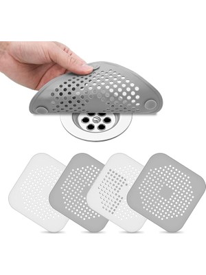 Wishora Store Küvet Gider Filtresi, Lavabo Gider Kapatıcı Banyo Küvet Süzgeç Kapatma Silikon