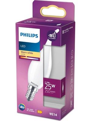 Wishora Store LED Classic 25W BA35 E14 Mum Tipi Ww Dim Edilmez Ampul