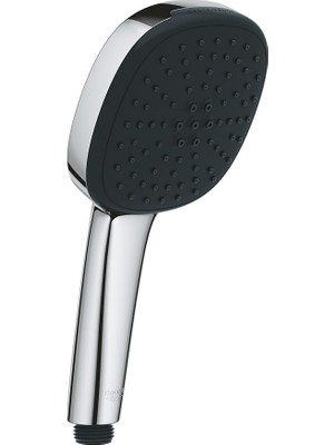 Wishora Store Vitalio Comfort 110 El Duşu, 2 Akışlı (Yağmur & Jet), Smartswitch, 110MM Kare Duş Başlığı, Kireç Önleyici Sistem, Krom, 26925001