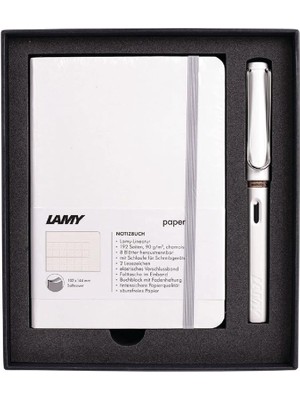 Wishora Store B4B-19B-M Yumuşak Kapak A6 Beyaz ve Beyaz Dolma Set