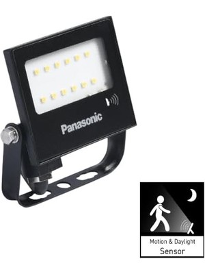 Wishora Store LED Projektör Sensorlü, Beyaz Işık 10W 900LM 6500K