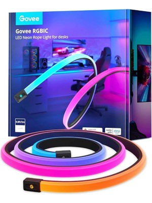 Wishora Store Neon Masa Şeridi 3 Metre – Renkli LED Işıklar, Kolay Kurulum, Ayarlanabilir Parlaklık, Dekoratif ve Enerji Tasarruflu