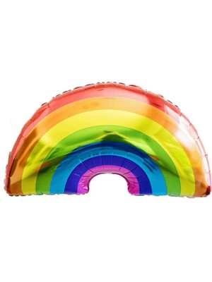 Wishora Store Rengarenk Folyo Balon 90X55 cm