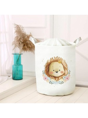 Wishora Store Amaçlı Oyuncak Saklama Kutusu Kirli Çamaşır Piknik Sepeti Katlanır Düzenleyici Keçe Model 00162