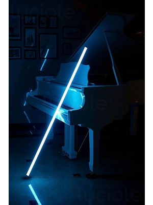 Wishora Store Rgb LED Strip Tube Light LED Işık Uzaktan Kumandalı Işık Lamba Ampül Aydınlatma Renkli Ltube1