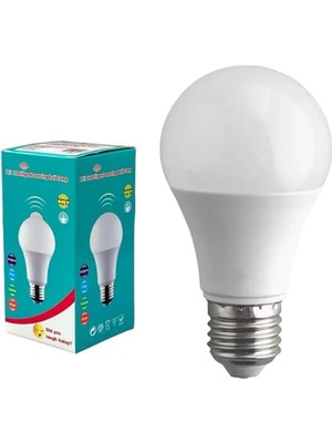 Wishora Store Sensörlü 7 Watt 6500K Beyaz LED Ampul, Kendinden Sensörlü,