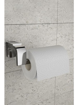 Wishora Store Banyo F1 Model Paslanmaz Krom Tuvalet Kağıdı Askısı, Tuvalet Kağıdı Tutacağı, Tuvalet Kağıtlığı 5 Yıl Garantili