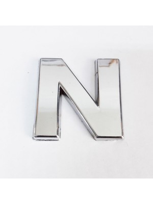 Kaia Cemax N Harfi  3,75 cm Krom Yapışkanlı