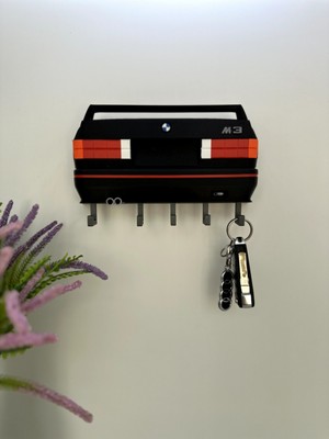 3dpazarıcom 3D Baskı E30 Model Tasarımlı Anahtarlık Askısı