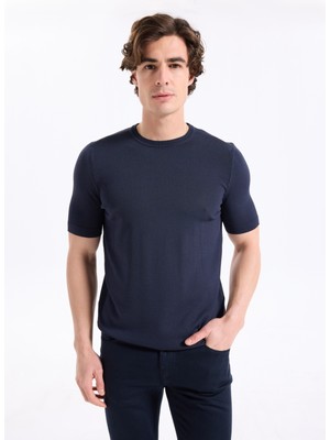 Altınyıldız Classics Bisiklet Yaka Standart Lacivert Erkek Kazak ACE072261068_LAC