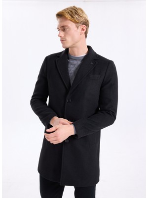 Altınyıldız Classics Siyah Erkek Palto ACE005261084_SYH
