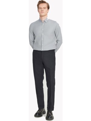 Altınyıldız Classics Lastikli Bel Duble Paça Slim Fit Antrasit Erkek Pantolon ACE001261487_ATR