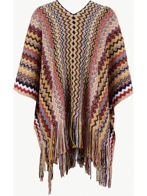 Missoni Ekru Kadın Panço POU1WODA237